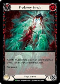 Predatory Streak (Red) - LGS122 (LGS122) [Flesh and Blood: Promo Cards]