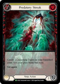 Predatory Streak (Yellow) - LGS123 (LGS123) [Flesh and Blood: Promo Cards]