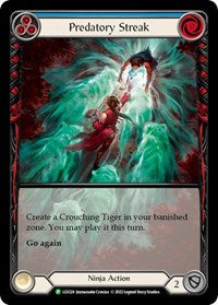 Predatory Streak (Blue) - LGS124 (LGS124) [Flesh and Blood: Promo Cards]