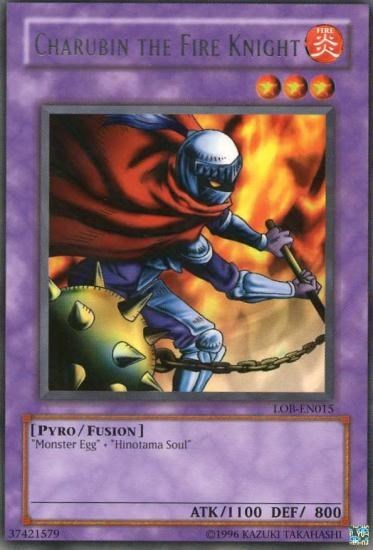 Charubin the Fire Knight (LOB-EN015) [Legend of Blue Eyes White Dragon (Worldwide English)]