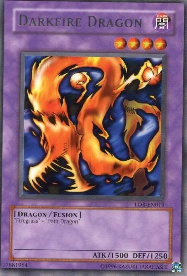 Darkfire Dragon (LOB-EN019) [Legend of Blue Eyes White Dragon (Worldwide English)]