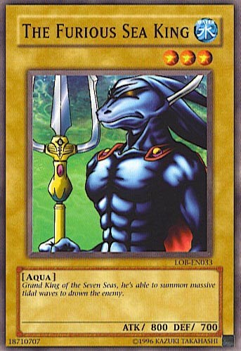 The Furious Sea King (LOB-EN033) [Legend of Blue Eyes White Dragon (Worldwide English)]