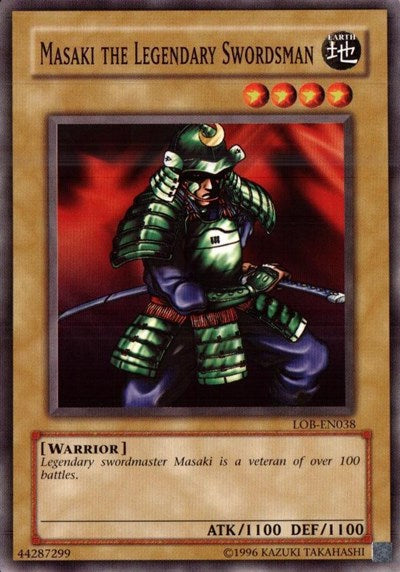 Masaki the Legendary Swordsman (LOB-EN038) [Legend of Blue Eyes White Dragon (Worldwide English)]