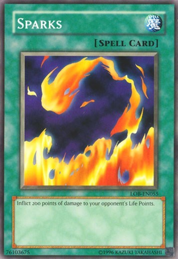 Sparks (LOB-EN055) [Legend of Blue Eyes White Dragon (Worldwide English)]