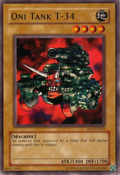 Oni Tank T-34 (PSV-EN059) [Pharaoh's Servant (Worldwide English)]