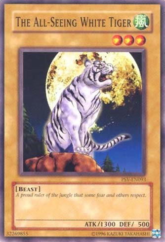 The All-Seeing White Tiger (PSV-EN093) [Pharaoh's Servant (Worldwide English)]
