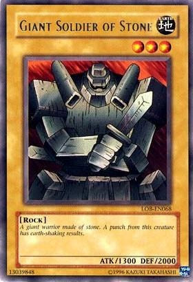 Giant Soldier of Stone (LOB-EN068) [Legend of Blue Eyes White Dragon (Worldwide English)]