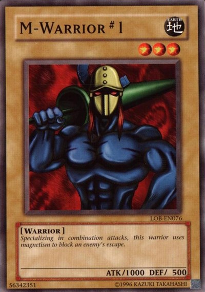 M-Warrior #1 (LOB-EN076) [Legend of Blue Eyes White Dragon (Worldwide English)]
