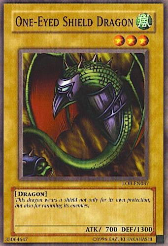 One-Eyed Shield Dragon (LOB-EN087) [Legend of Blue Eyes White Dragon (Worldwide English)]