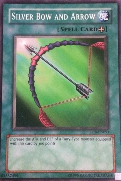 Silver Bow and Arrow (LOB-EN091) [Legend of Blue Eyes White Dragon (Worldwide English)]