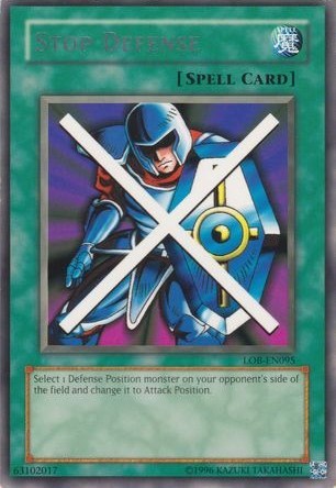 Stop Defense (LOB-EN095) [Legend of Blue Eyes White Dragon (Worldwide English)]