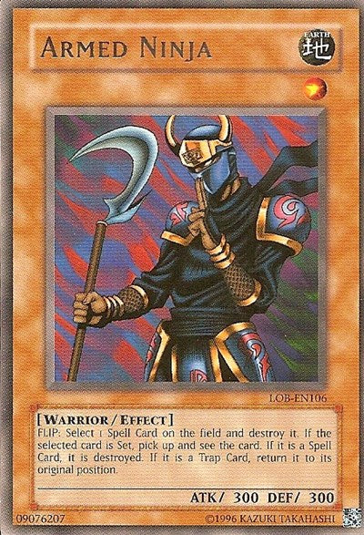Armed Ninja (LOB-EN106) [Legend of Blue Eyes White Dragon (Worldwide English)]