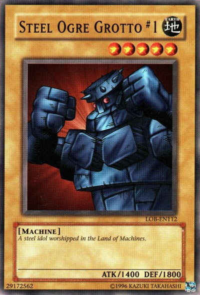 Steel Ogre Grotto #1 (LOB-EN112) [Legend of Blue Eyes White Dragon (Worldwide English)]