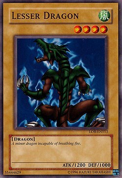 Lesser Dragon (LOB-EN113) [Legend of Blue Eyes White Dragon (Worldwide English)]