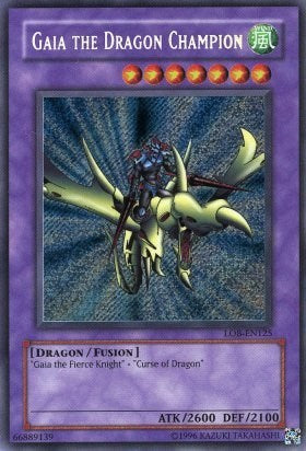 Gaia the Dragon Champion (LOB-EN125) [Legend of Blue Eyes White Dragon (Worldwide English)]