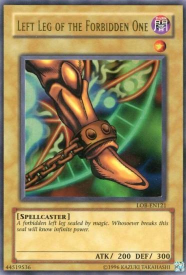 Left Leg of the Forbidden One (LOB-EN121) [Legend of Blue Eyes White Dragon (Worldwide English)]