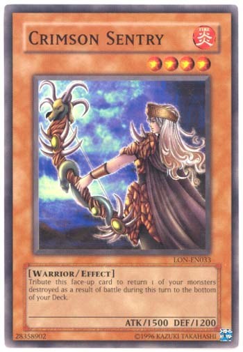 Crimson Sentry (LON-EN033) [Labyrinth of Nightmare (Worldwide English)]