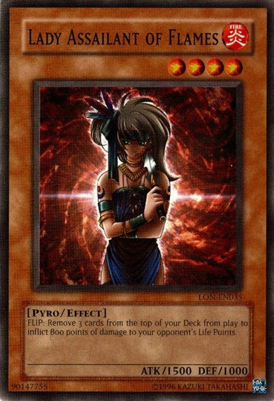 Lady Assailant of Flames (LON-EN035) [Labyrinth of Nightmare (Worldwide English)]