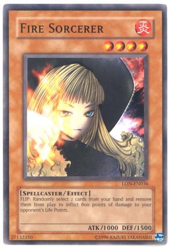 Fire Sorcerer (LON-EN036) [Labyrinth of Nightmare (Worldwide English)]