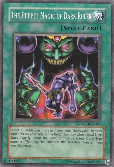 The Puppet Magic of Dark Ruler (LOD-EN013) [Legacy of Darkness (Worldwide English)]
