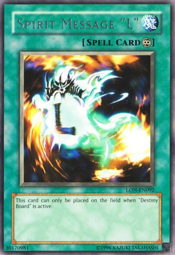 Spirit Message "L" (LON-EN092) [Labyrinth of Nightmare (Worldwide English)]