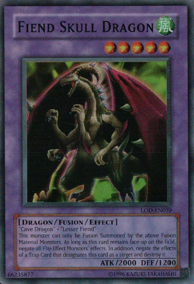 Fiend Skull Dragon (LOD-EN039) [Legacy of Darkness (Worldwide English)]
