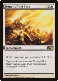 Honor of the Pure (23) [Magic 2012 (M12)]