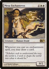 Mesa Enchantress (25) [Magic 2012 (M12)]