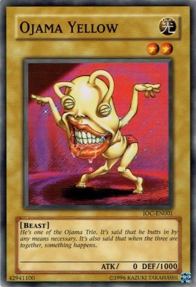 Ojama Yellow (IOC-EN001) [Invasion of Chaos (Worldwide English)]