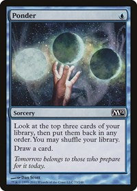Ponder (73) [Magic 2012 (M12)]