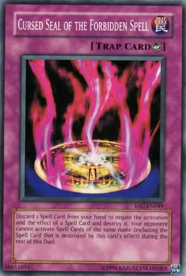Cursed Seal of the Forbidden Spell (IOC-EN049) [Invasion of Chaos (Worldwide English)]