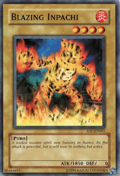 Blazing Inpachi (IOC-EN061) [Invasion of Chaos (Worldwide English)]