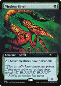 Virulent Sliver (Extended Art) (659) [Secret Lair Drop Series]
