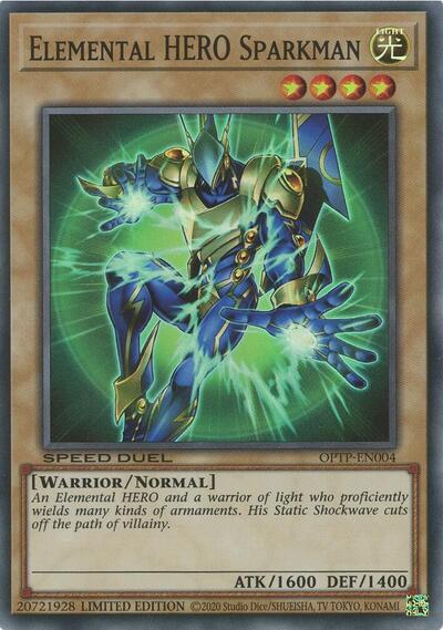 Elemental HERO Sparkman (OPTP-EN004) [Miscellaneous Promotional Cards]