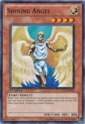 Shining Angel (YS11-EN013) - Starter Deck: Dawn of the Xyz 1st Edition