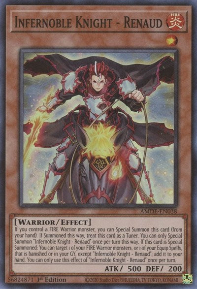 Infernoble Knight - Renaud (AMDE-EN038) [Amazing Defenders]