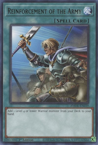 Reinforcement of the Army (AMDE-EN039) [Amazing Defenders]