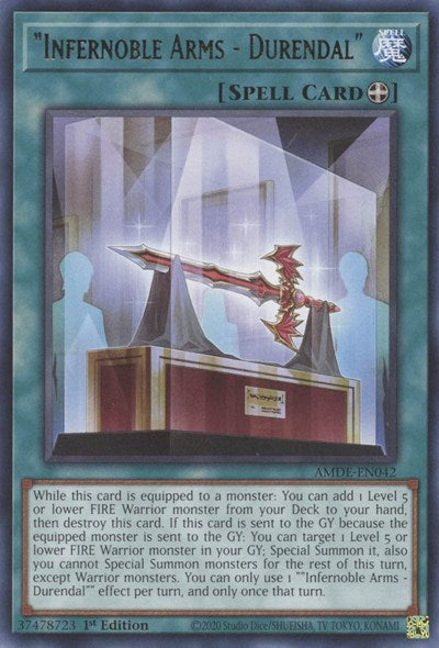 "Infernoble Arms - Durendal" (AMDE-EN042) [Amazing Defenders]