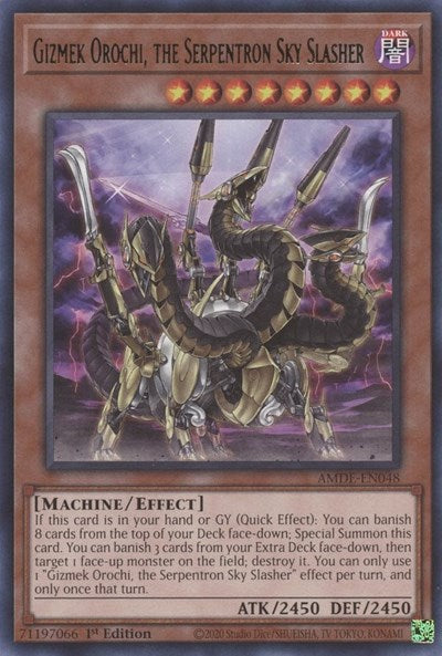 Gizmek Orochi, the Serpentron Sky Slasher (AMDE-EN048) [Amazing Defenders]