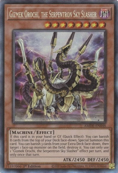 Gizmek Orochi, the Serpentron Sky Slasher (CR) (AMDE-EN048) [Amazing Defenders]