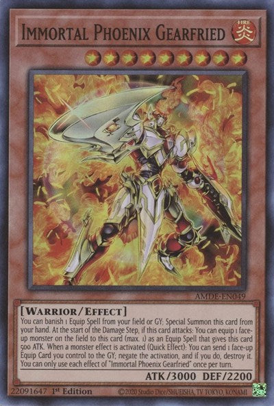 Immortal Phoenix Gearfried (AMDE-EN049) [Amazing Defenders]