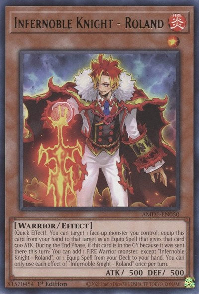 Infernoble Knight - Roland (AMDE-EN050) [Amazing Defenders]