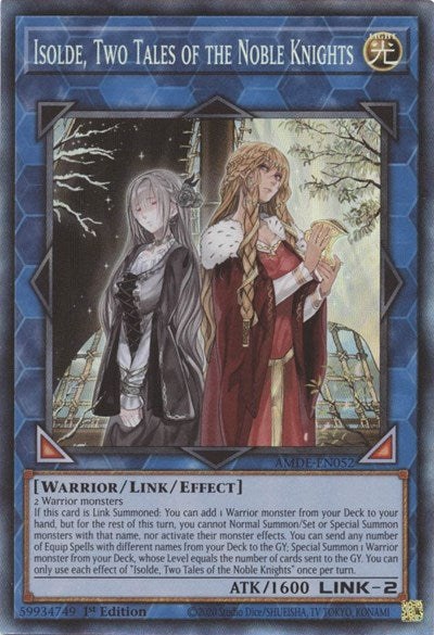 Isolde, Two Tales of the Noble Knights (CR) (AMDE-EN052) [Amazing Defenders]