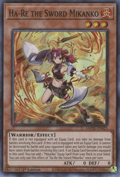 Ha-Re the Sword Mikanko (AMDE-EN025) [Amazing Defenders]
