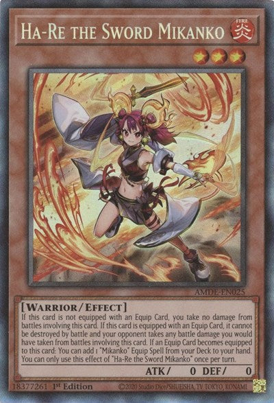 Ha-Re the Sword Mikanko (CR) (AMDE-EN025) [Amazing Defenders]