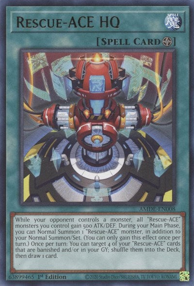 Rescue-ACE HQ (AMDE-EN008) [Amazing Defenders]