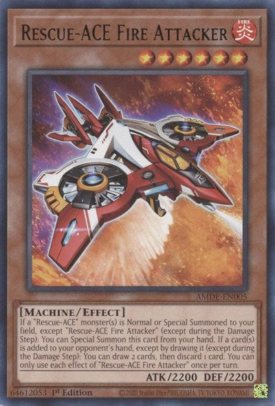 Rescue-ACE Fire Attacker (AMDE-EN005) [Amazing Defenders]