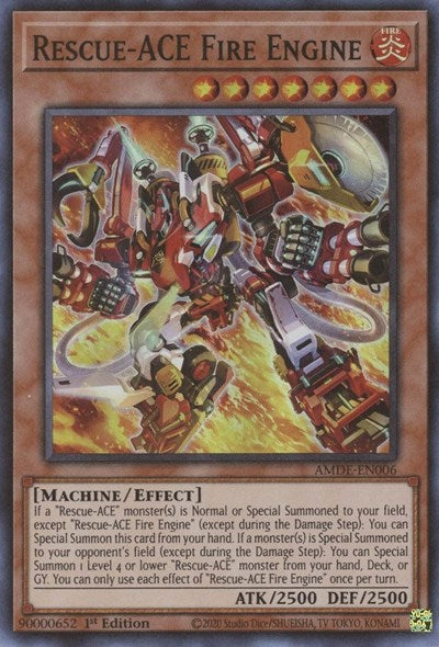 Rescue-ACE Fire Engine (AMDE-EN006) [Amazing Defenders]