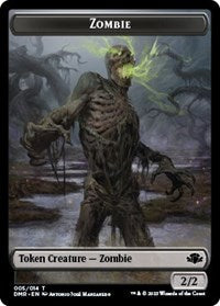 Zombie // Griffin Double-sided Token (5 // 2) [Dominaria Remastered]