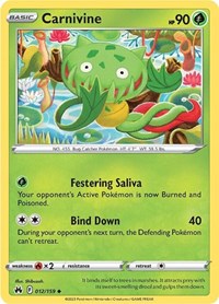 Carnivine (012/159) [SWSH: Crown Zenith]